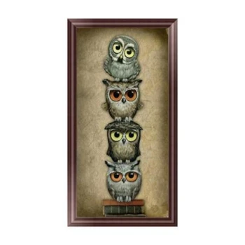 

DIY Owl 5D Diamond Embroidery Painting Cross Stitch Art Craft Decor Gift 30*56cm