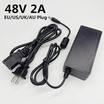 

48V 2A AC DC adapter 48 V 48 volt 2000mA universal power adapter Power Supply Converter EU US UK AU plug switching adaptor