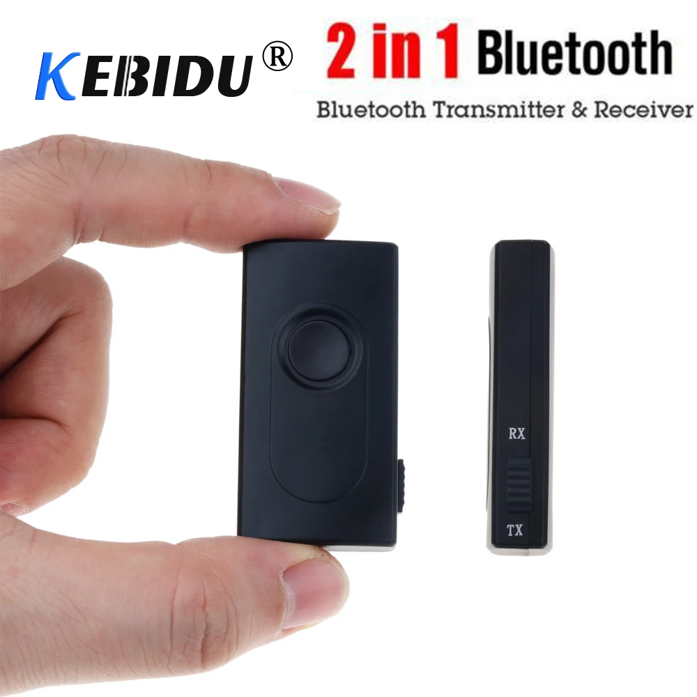 KEBIDU 2 в 1 Bluetooth передатчик и приемник Беспроводной A2DP 3,5 мм адаптер стерео аудио ключ доступа Музыка для ТВ автомобиля домашние динамики