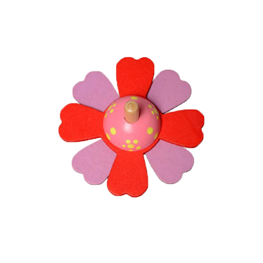 

Toys For Children Spinning Top Novelty Wooden Colorful Spinning Top Kids Wood Children's Party Toy Toys For Children