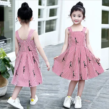 

Girls Dresses sleeveless 2017 new Cartoon guards summer Kids Dress for Girls Clothes Princess Costumes 3 4 6 7 8 10 12 years old