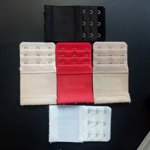 

Bra Extenders Elastic elastic three rows of three buckle underwear and lengthening the back of the stainless steel bra to extend