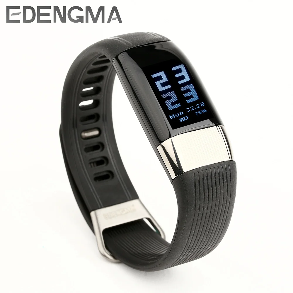 E18 smart wristband fitness tracker blood pressure waterproof smart band heart rate monitor pedometer For Android IOS