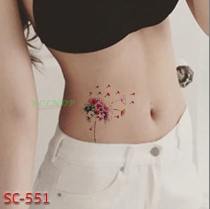 

Waterproof Temporary Tattoo Sticker beautiful flying fireworks tatto stickers flash tatoo fake tattoos for girls women