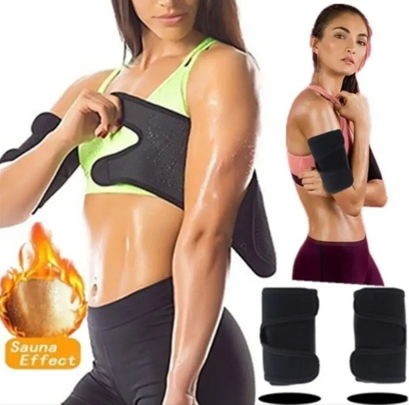 

1 Pair Neoprene Women's Arm Control Shapers Sauna Slimmer Arm Pad Slimming Trimmer Arm Shapers Sleeve Anti Cellulite Belt