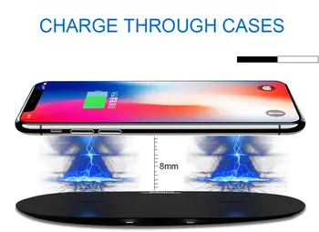 

Yiwa 2 in 1 10W Wireless Charger Pad for iPhone X XR XS Samsung Galaxy S9 Plus S8 Note 8 Fast Dual QI Induction Charging Stand
