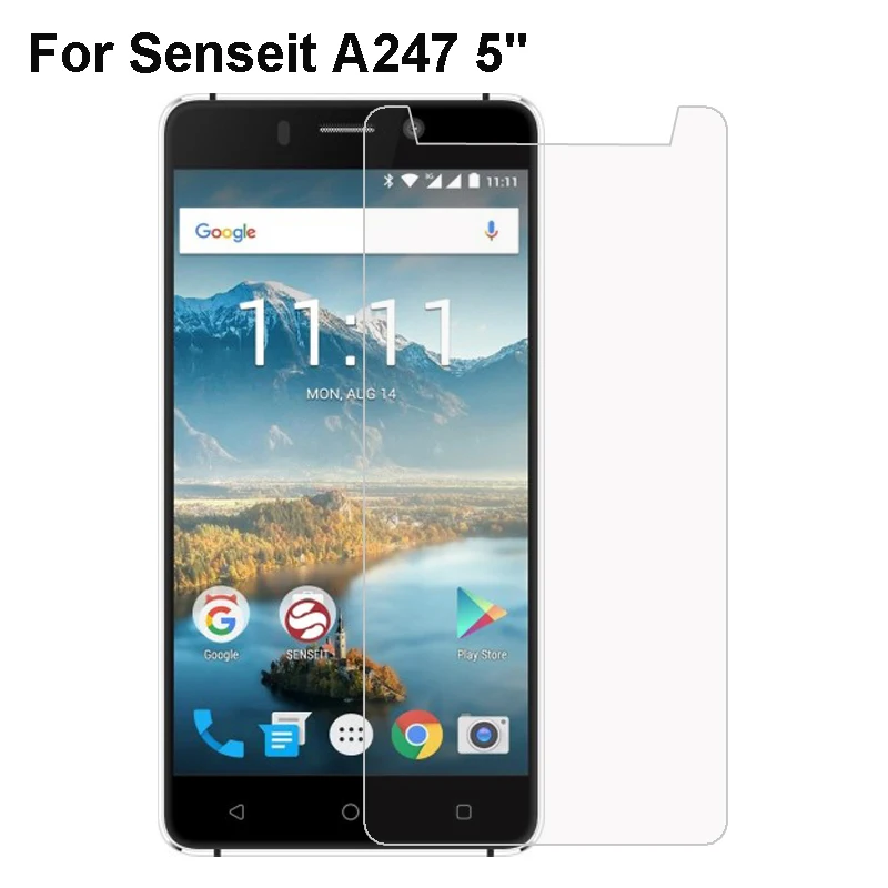 

Tempered Glass For Senseit A247 9H 2.5D High Quality Screen Protector For Senseit A247 Phone Glass Film Protective on A 247