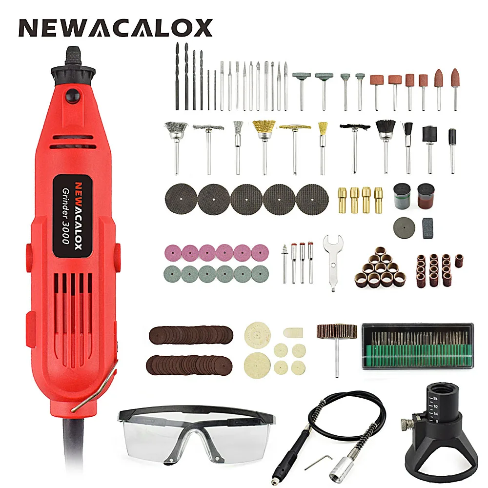 Best Seller NEWACALOX EU 260W Dremel Rotary Tool Mini Electric Drill