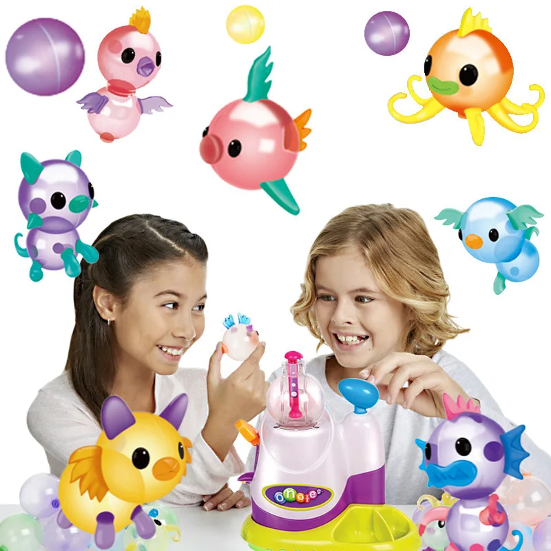 

New Hot Magic Adhesive Music Wave Oonies Children DIY Handmade Creative Sticky Balloons Fun Bubble Inflator Toys Party Supplies