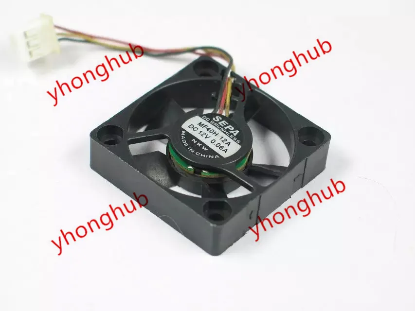 

Emacro SEPA MF40H-12A DC 12V 0.06A 3-wire 40X40X10mm Server Square Fan