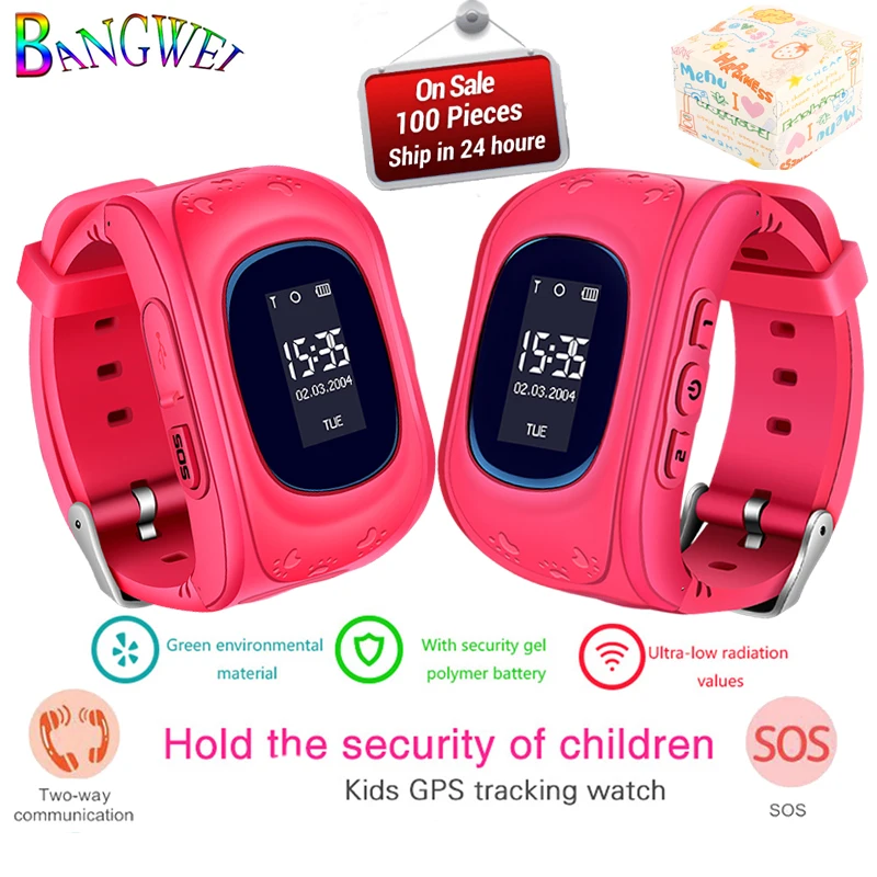 

BANGWEI Hot Sale Children Watch Child Baby Smart Watch SOS Call Location Search Tracker Anti-Lost Monitor Smart Watch+BOX