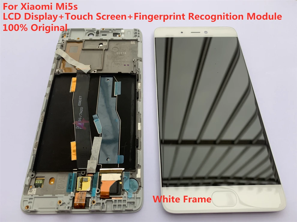 

Original for Xiaomi Mi5s Display Screen Touch + Frame Assembly LCD Display Touch Screen Repair Parts