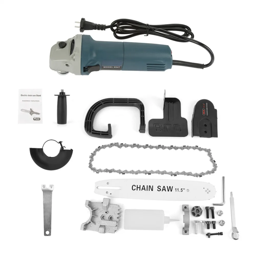 

220V 1000W Electric Chainsaw Bracket Angle Grinder Chainsaw Cutting (Chainsaw Accessories & Angle Ginder) CN Plug