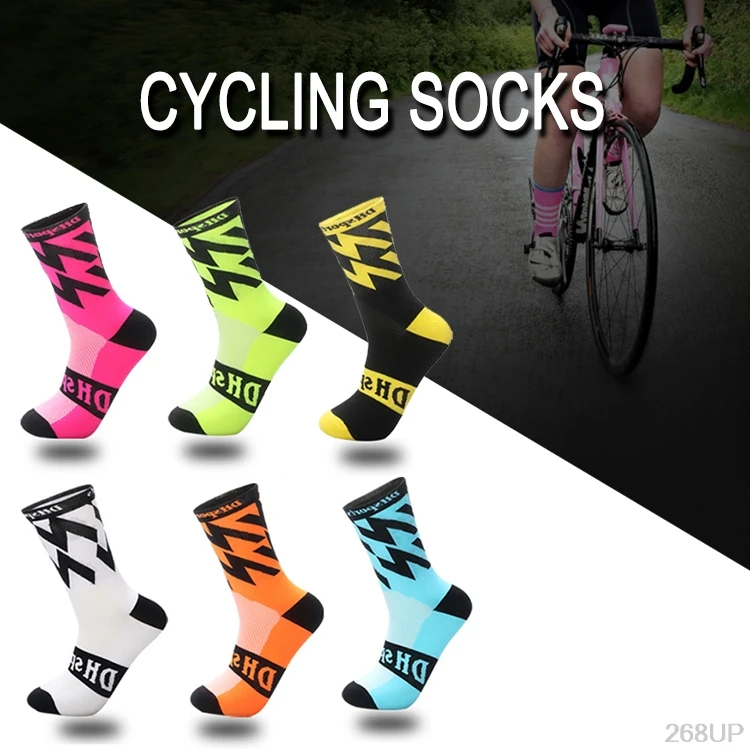 Спортивные носки для мотоциклов, дышащие, впитывающие влагу, лыжные, беговые, баскетбольные, футбольные, велосипедные носки