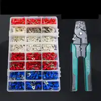 1000pcs / box cold terminal terminal pre-insulated terminal tubular terminal 24 in 1 combination package wire connector