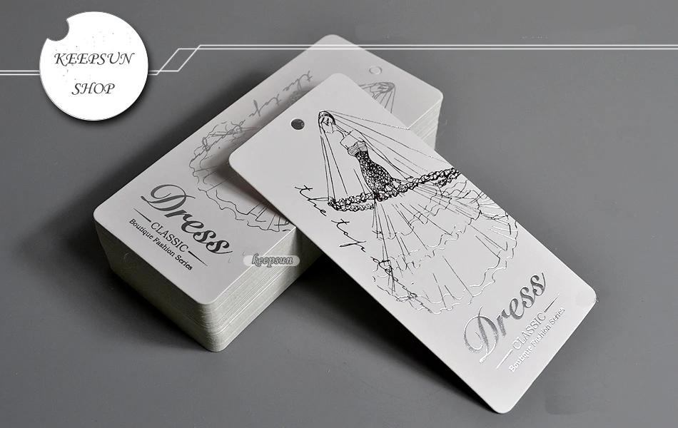 Free Design Shipping Wedding Dress Tag Customized Paper Hang Free Design Shipping Wedding Dress Tag Customized Paper Hang Clothing Swing Labels Garment Bag Printed Tags Mg021 In From Home