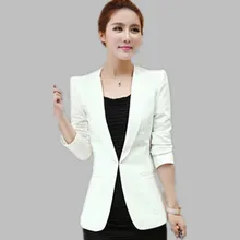 European Street Fashion Slim Blazer Women OL Office Blazer Feminino Cardigan Female Jacket