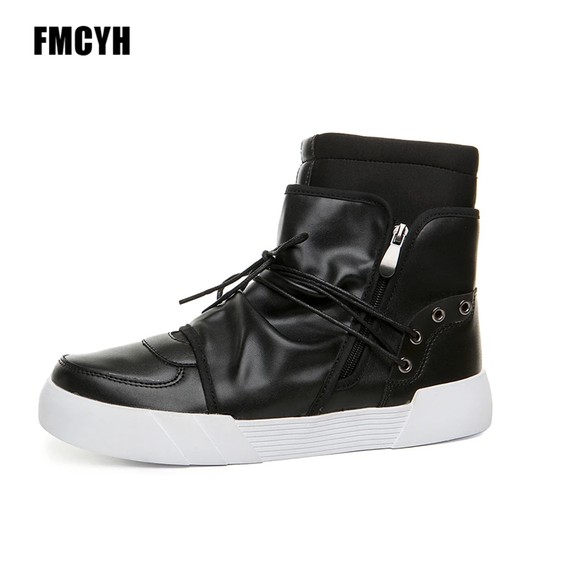 2017MenCasualCreepersZipperManShoesBritishStylesMuffinsMan