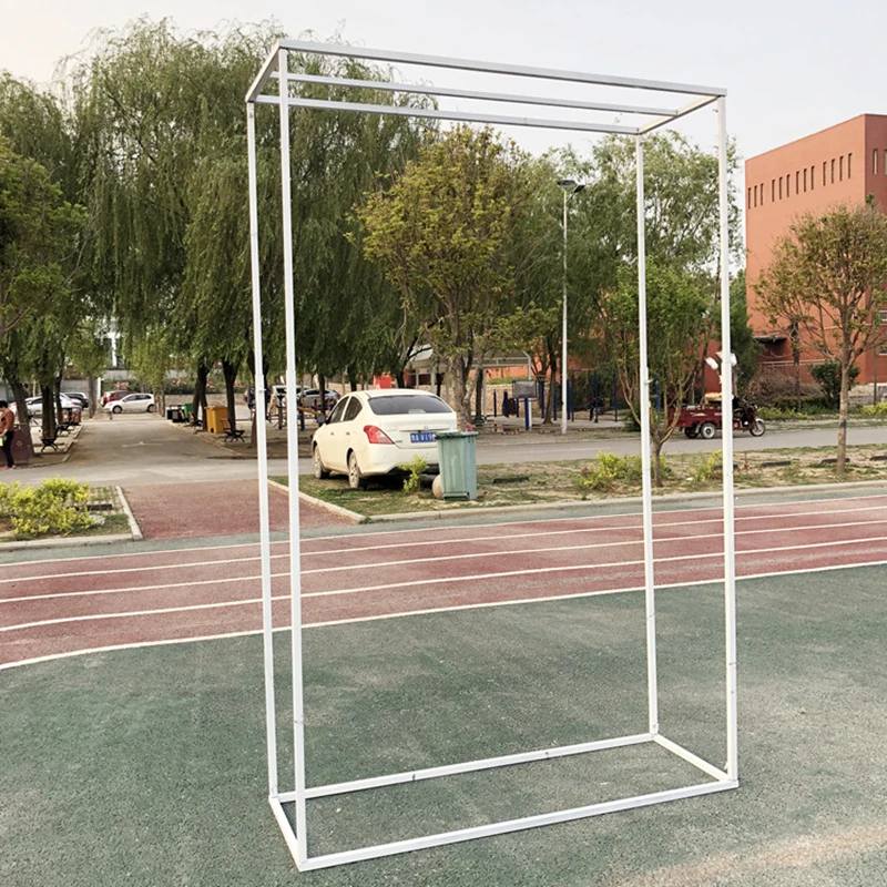 JAROWN New Iron Art Retractable Free Size Wedding Arch Background Decor Stage Screen Stand Decoration Creative Party Props (2)