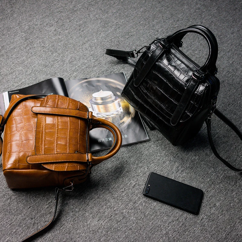 

Casual Female genuine leather bag luxury handbags women bags designer women handbags shoulder messenger bag sac a main femme