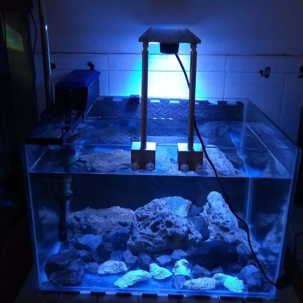 Светодиодное освещение аквариума освещение для кораллов роста растений лампа DIY лампа ручной работы вертикальное освещение Настройка цвета