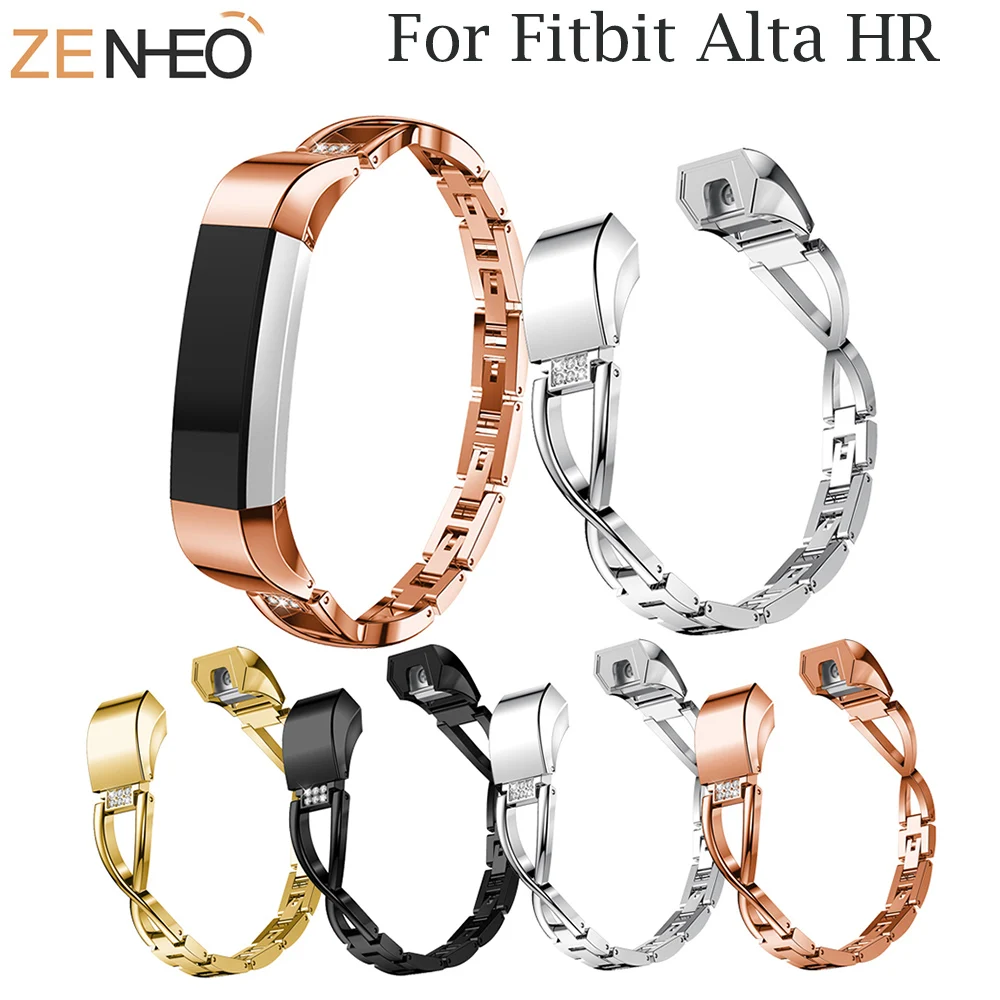 Сменный металлический ремешок для часов Fitbit Alta /Alta HR браслет стразы женский Для