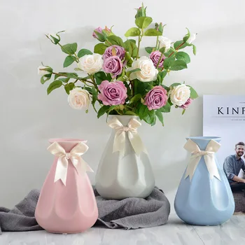 

Mini Handmade Candy Color Ceramic Vase Craft Ceramic Decorative Tabletop Mini Vase Decoration Home Decor Gift Desk Decor