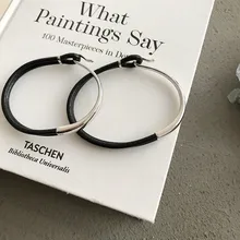 MLKENLY пара Шарм Плетеный браслет ассиметричный из натуральной коровьей кожи браслет возлюбленной браслеты hombre bracciali подарок на день Святого Валентина