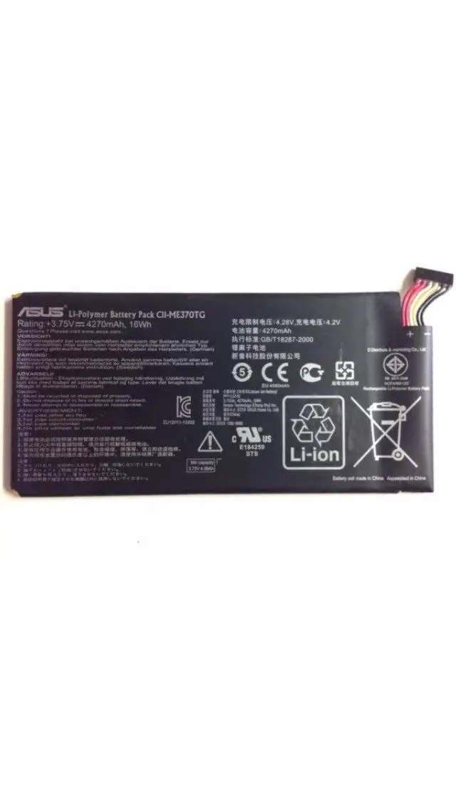 

New genuine tablet Battery for ASUS Google Nexus 7 Tablet series 3G version C11-ME370TG 3.75V 16WH