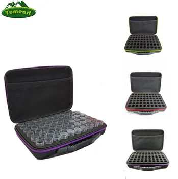 

60 Bottles Diamond storage box New Diamond embroidery diamond painting tool Drill Storage Hand bag Zipper Design