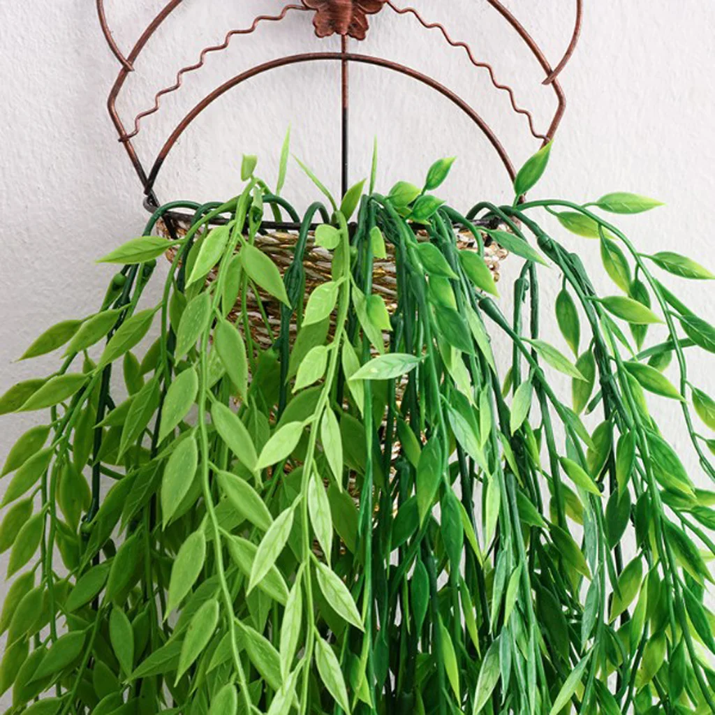 Artificial Hanging String Fake Tear of Lover Wall Hanging Plant Succulents Garden Wreath Home Garden  Wedding Party Decoration