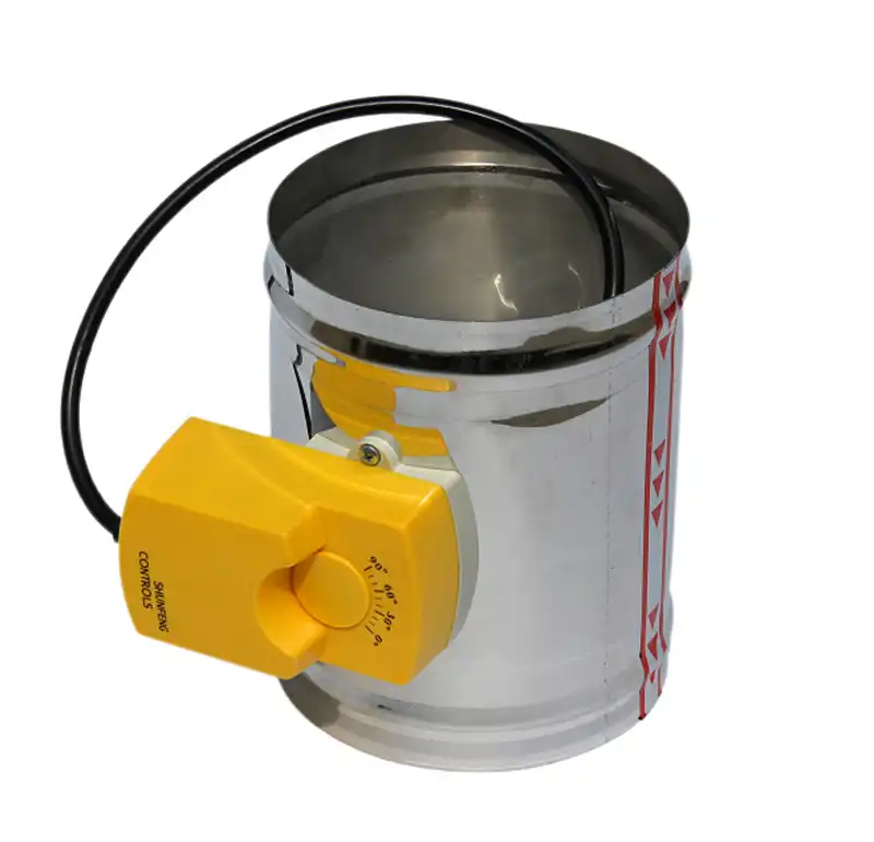3 position air damper actuator 220V, Electric air valve dirve for exhuast air damper can open as