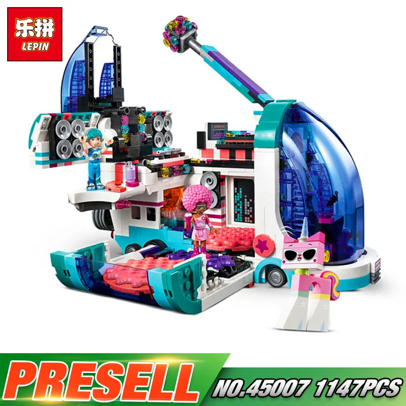 

New 45007 Creative Toys The 70828 Pop-Up Party Bus Set Building Blocks Bricks Educational Assembly Toys Kids Christmas Gifts