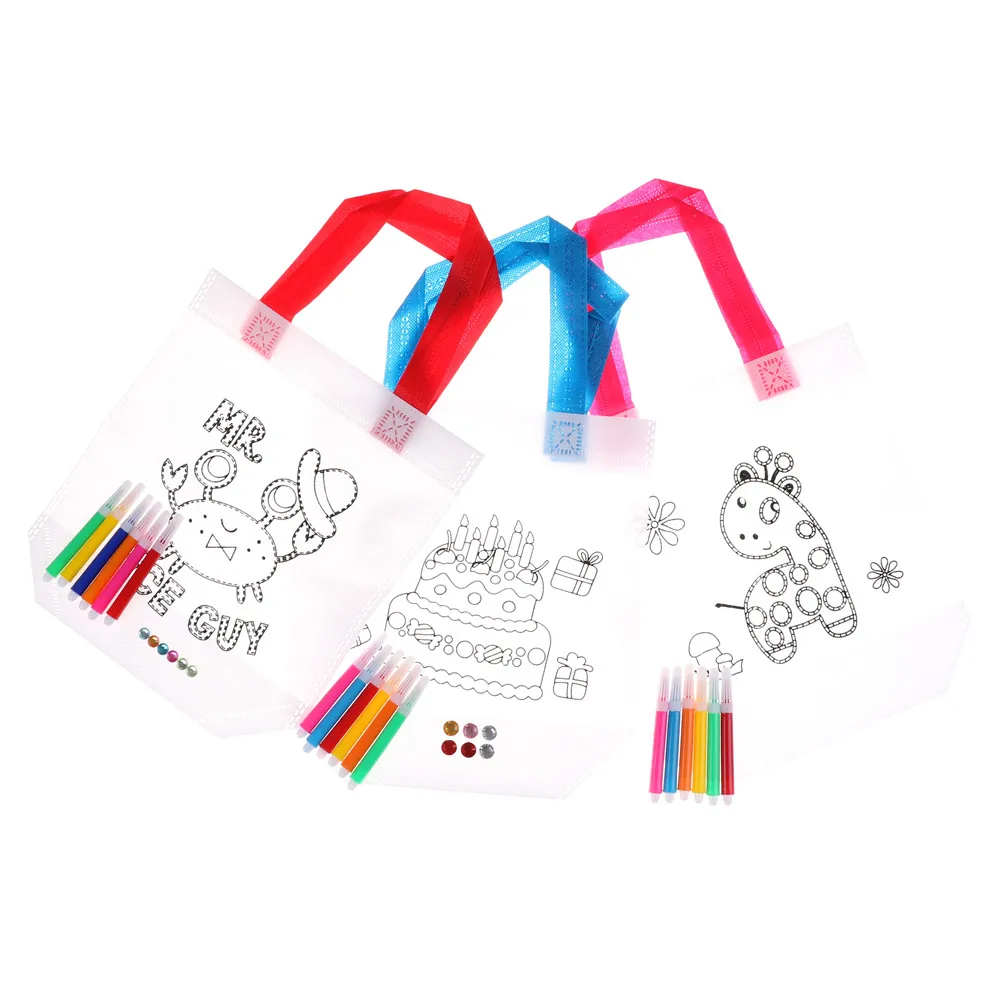 

Kid Gifts DIY Drawing Craft Color Bag Children Learning Educational Drawing Toys with Safe Non-toxic Water Pen for Boy and Girl