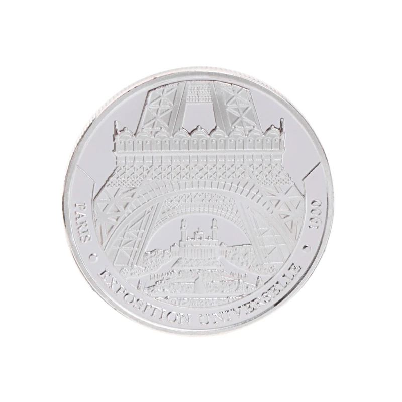 Памятная монета Парижская башня здание художественные подарки для коллекции BTC Биткоин сплав