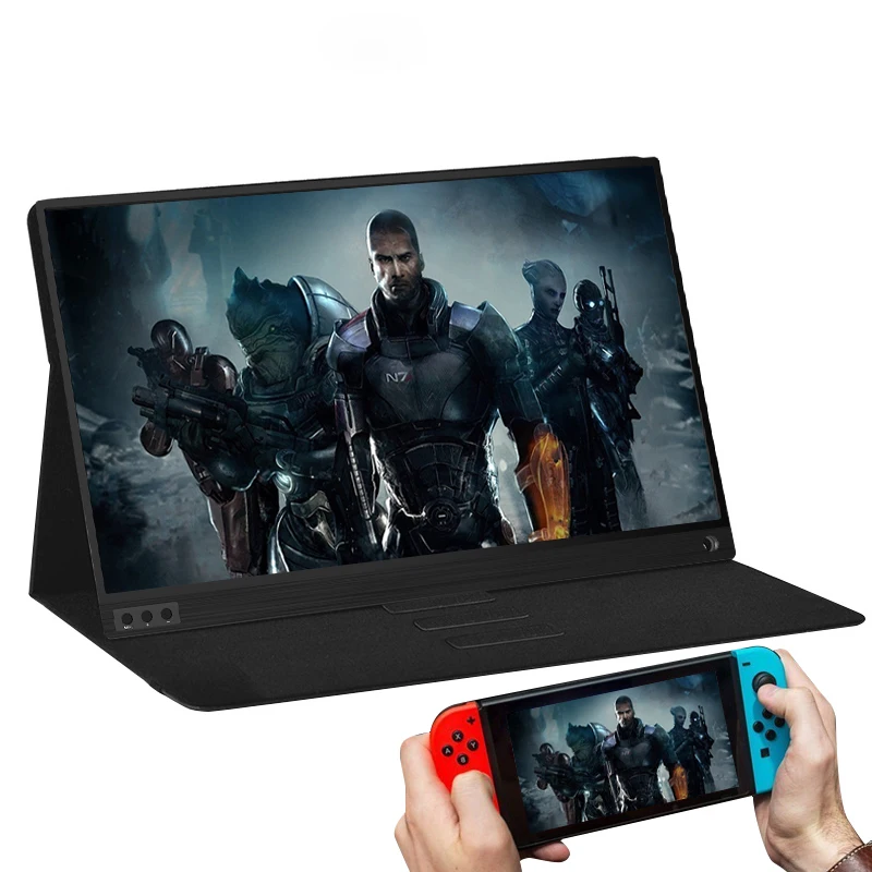 

ZEUSLAP 15.6 inch 1920x1080p ips screen usb port type c monitor portable screen gaming monitor