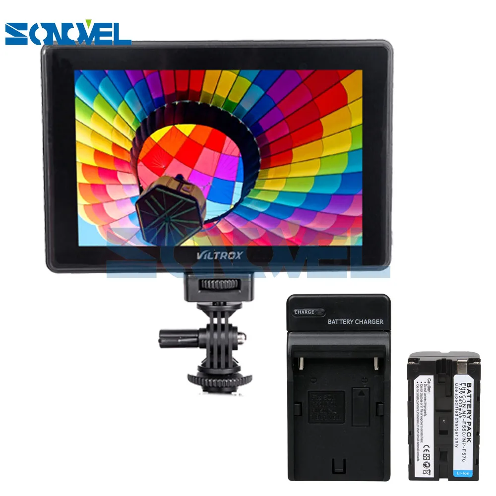 

VILTROX DC-90HD 1920*1200 8.9" LCD Monitor For DSLR Camera/Video Battery+Charge Nikon Canon