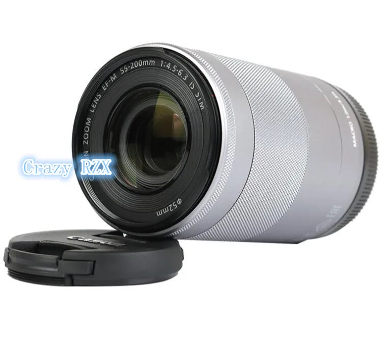 95% Новинка для Canon EF-M 55-200 мм f/4,5-6,3 IS STM микро одиночный телеобъектив для EOS M2 M3 M5 M10(без оригинальной упаковочной коробки