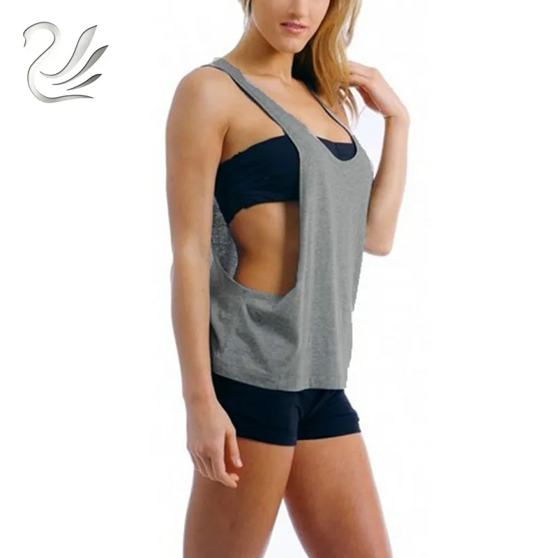 

Fashion Summer Style Blusas 2019 Women Sexy Casual Vest Sleeveless Solid Open Side Tank Tops Stretch Camisole Plus Size