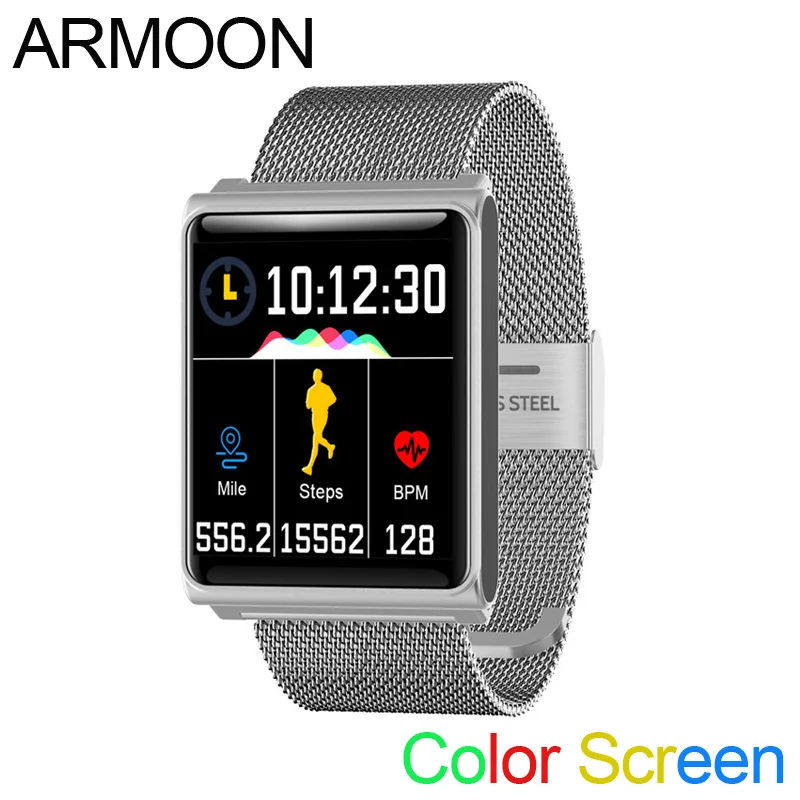 

Smart Watch N8 Android IOS Heart Rate Smart Bracelet Sleep Monitor Fitness Tracker Full Touch Color Screen Waterproof Sport Band