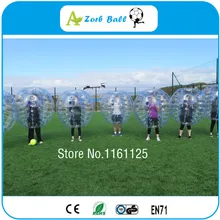 1,5 м 6 шт надувной шар-амортизатор в форме футбольного мяча мяч игрушки, ПВХ loopy мяч, зорбинг футбольный мяч пузырь