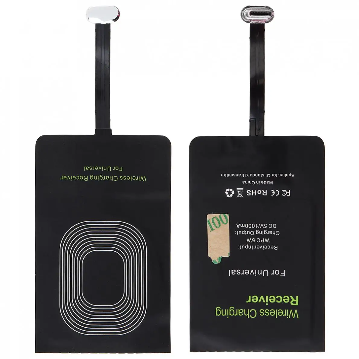 

5V 1000mA Current WPC 5W QI Wireless Charging Receiver Patch Pad Wireless Charger Receiver Sticker for Android/ Xiaomi/ Samsung