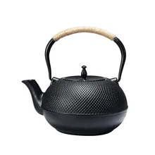 Чайник для кипячения чайник японский стиль Черный чугун небольшой чайник