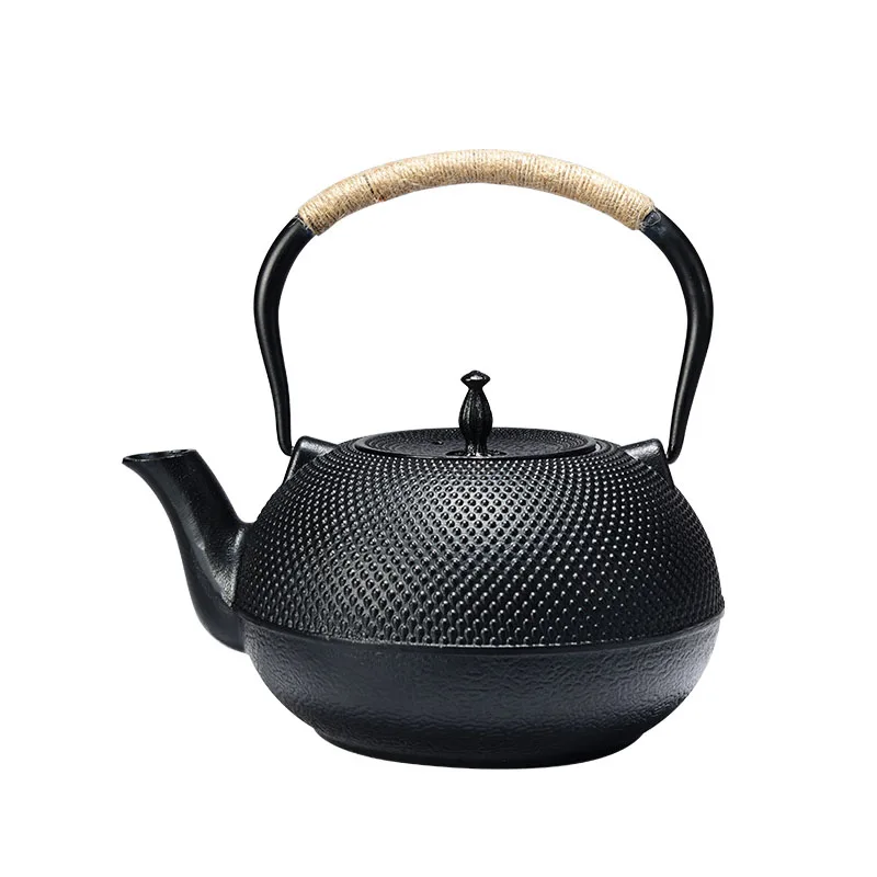 

Boiling kettle teapot Japan style Black Cast Iron small tea pot