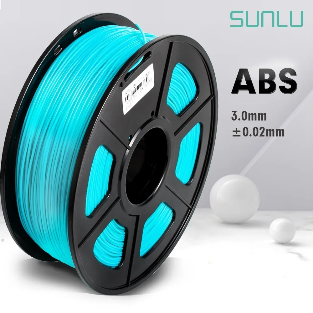 3,00 мм пластик ABS 3d Принтер Нити SUNLU высокого качества ABS принтер нити для промышленности печатная модель расходные материалы 1 кг