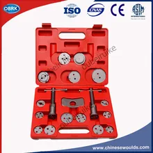 18pcs Butterfly Dish Brake Wheel Cylinder Regulator Car Brake Pads Tools Brake Pump Tools