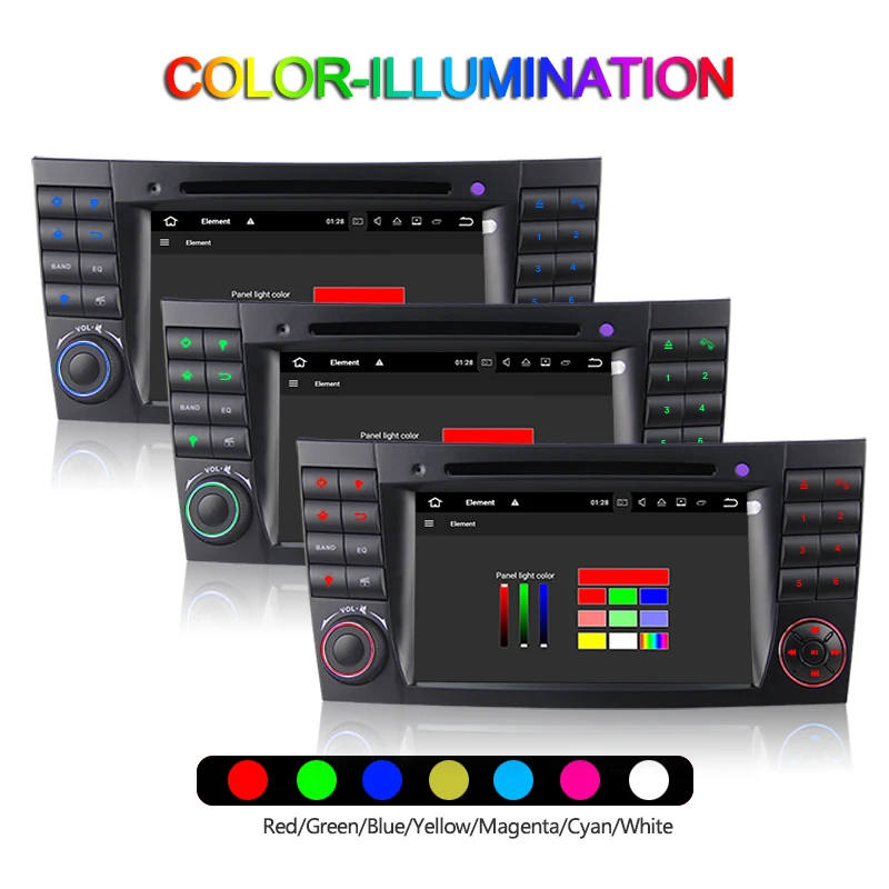 Sale Android 7.1 8.0 Car DVD Player For MERCEDES BENZ E class W211 G-Class W463 CLS W219 W209 GPS Navi Head Unit Video Player Wifi bt 35