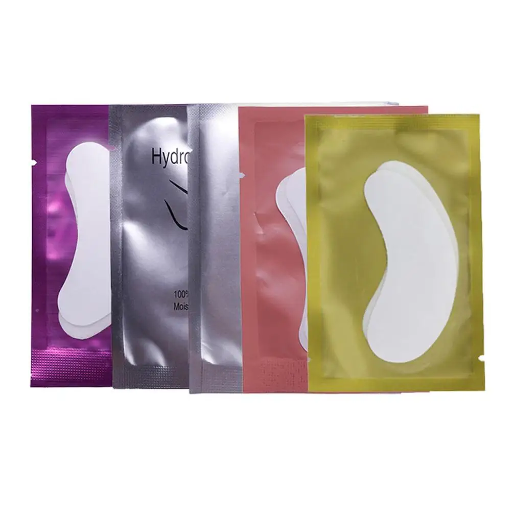 100 Pairs Eyelash Extension Pad Gel Patch hydrogel Eye Pads Lint Free