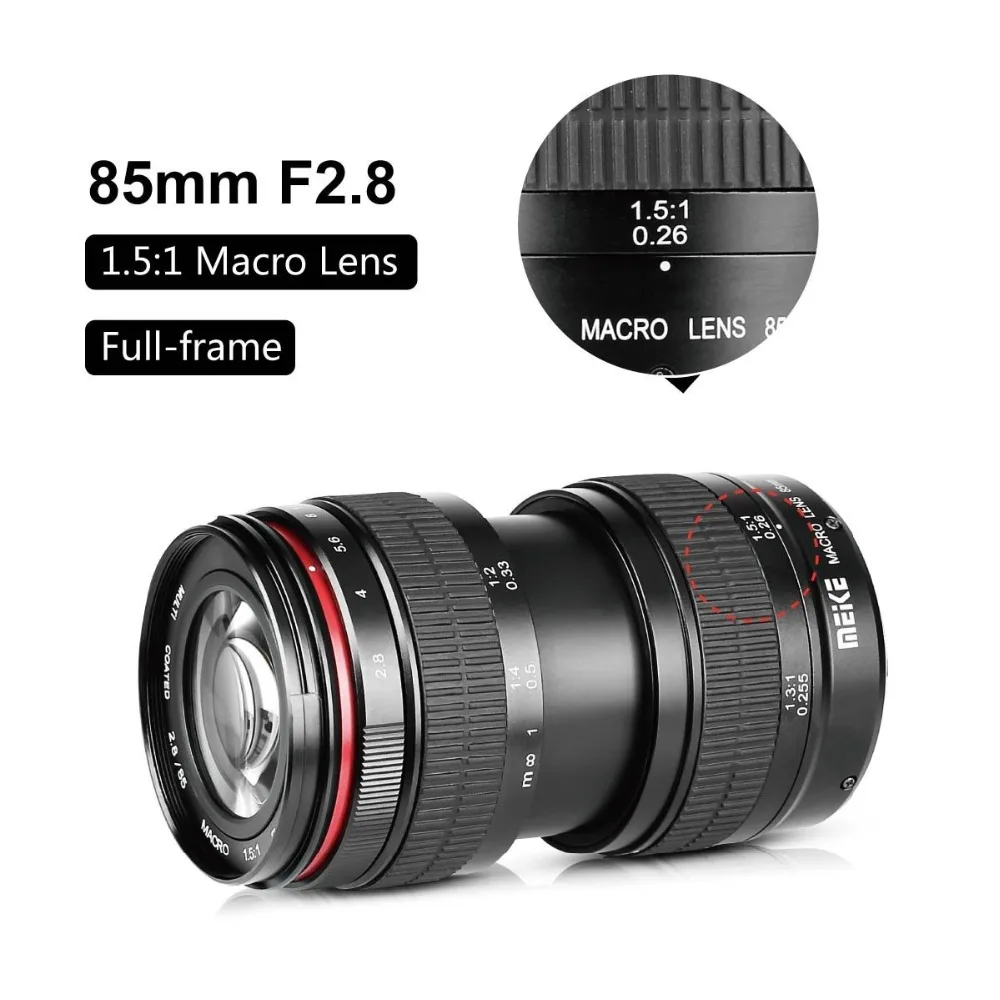 MEKE 85 мм f/2 8 ручной фокус полная Рамка макро объектив для Nikon DSLR камера