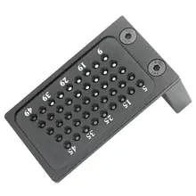 1 шт. алюминиевый сплав Т-образного типа деревообрабатывающий перфоратор Scriber треугольник правый угол линейка транспортир отверстие Scribing Gauge Деревообрабатывающие инструменты